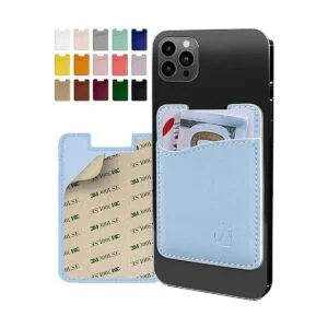 Wallaroo Tarjetero de cuero adhesivo para iPhone y_1