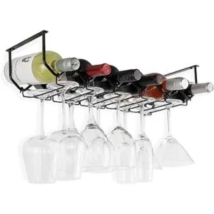 Wallniture Piccola Estante para vino y soporte para
