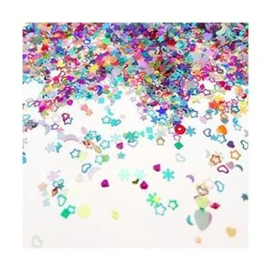 Wankko Confeti con purpurina multicolor de 7.2 oz200 g_4