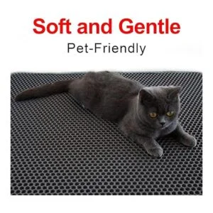 Waretary Cat Litter Mat Pretty Litter Box Trapping Mat_6