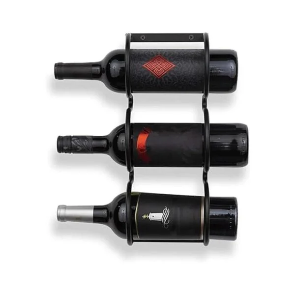 WallGlass Dijon Estante de vino 3 secciones montado en