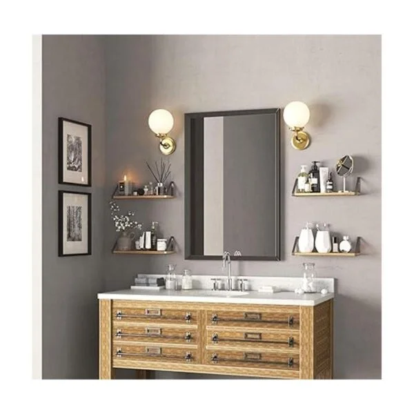 Wallniture Estantes flotantes de almacenamiento de baño_5