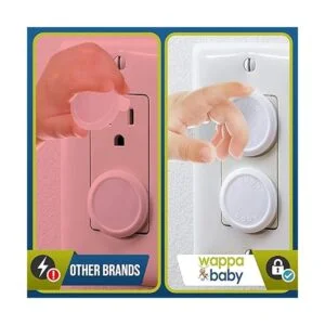 Wappa Baby Fundas para enchufes eléctricos seguros y_3