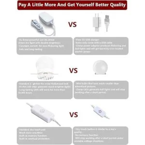 Waneway Kit de luces de espejo_6