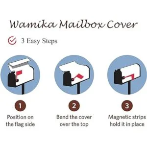 Wamika Fundas para buzones de calabaza tamaño estándar