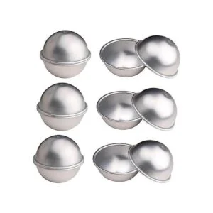 Warmbuy 12 moldes de metal para bombas de baño juego de 6_1