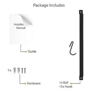 Wallniture Casto Riel de cocina gourmet de 30.0 in con 15_6