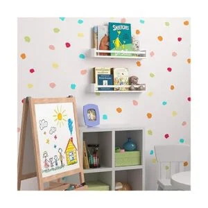 Wallniture Utah Estantería de 24 pulgadas para decoración