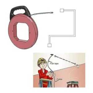 WXTOOLS Cinta de pescado de 98.4 ft para extractor