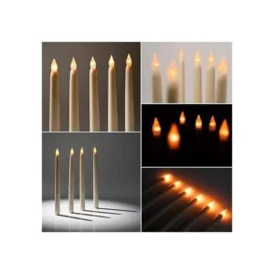 WYZworks 11 pulgadas color marfil sin llama árbol de_2