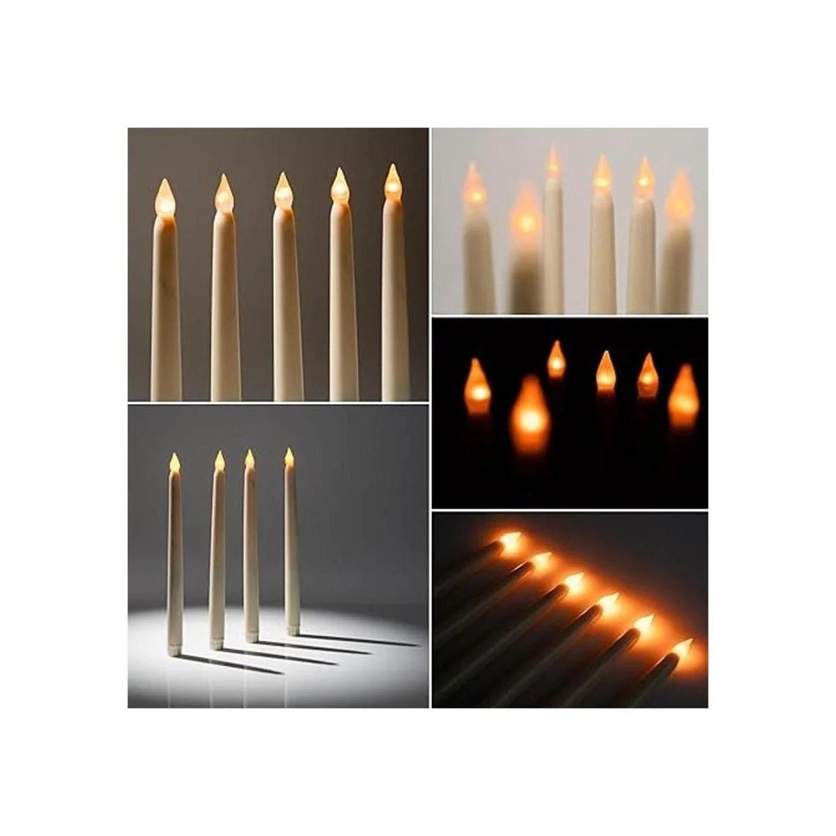 WYZworks 11 pulgadas color marfil sin llama árbol de_2