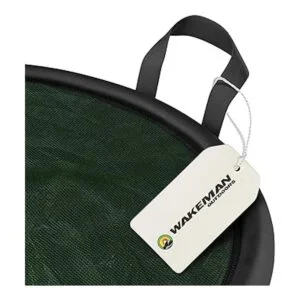 Wakeman Outdoors bote de basura plegable con tapa de