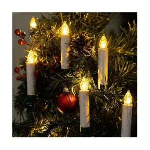 WYZworks Paquete de 10 velas LED sin llama de 3.5 pulgadas_2