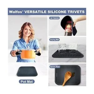 Walfos Salvamanteles de silicona para ollas y sartenes