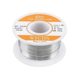 WYCTIN 60 40 alambre de estaño y plomo con núcleo de