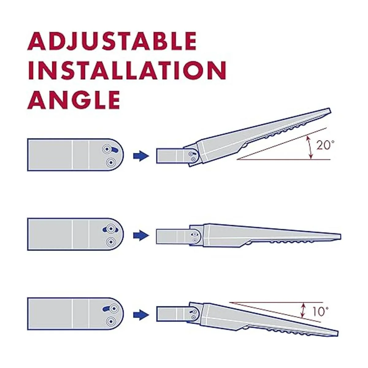 Wagan EL8586 Lámpara de calle solar integrada de 1600_4