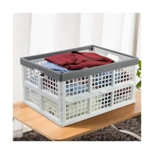 Waikhomes Cesta plegable de 30 L juego de 3 cajas