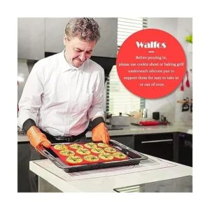 Walfos Molde para magdalenas de silicona 12 tazas de