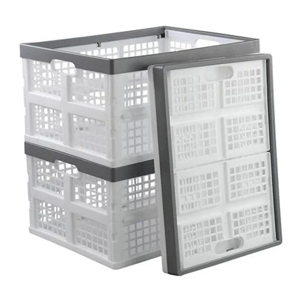 Waikhomes Cesta plegable de 30 L juego de 3 cajas