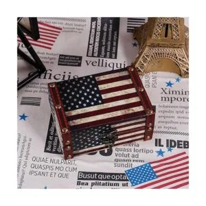 WaaHome Caja de tesoro pequeña decorativa de madera para_4