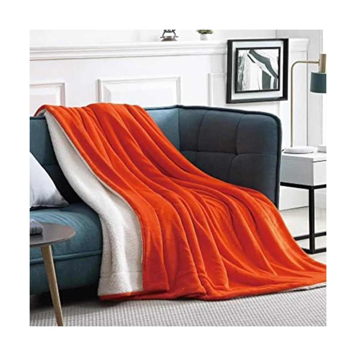 Walensee Sherpa Manta de forro polar de felpa muy suave_1