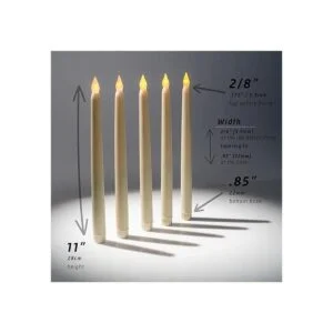 WYZworks 11 pulgadas color marfil sin llama árbol de_3