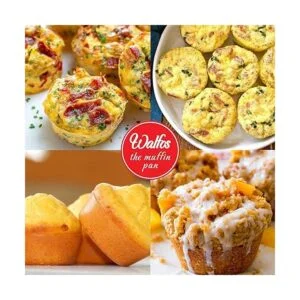 Walfos Molde para magdalenas de silicona 12 tazas de