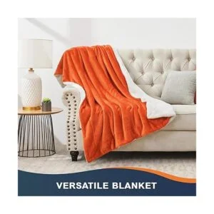 Walensee Sherpa Manta de forro polar de felpa muy suave_5