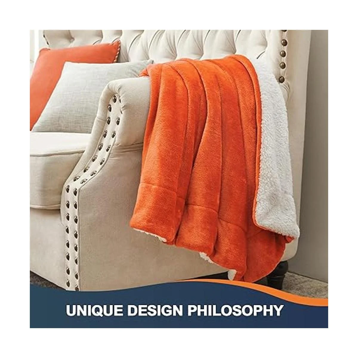 Walensee Sherpa Manta de forro polar de felpa muy suave_6