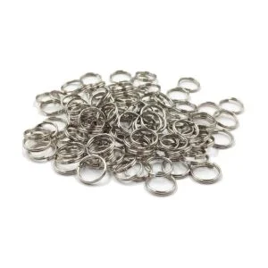 WUBOECE 300 anillos divididos de metal de 0.315 in_6