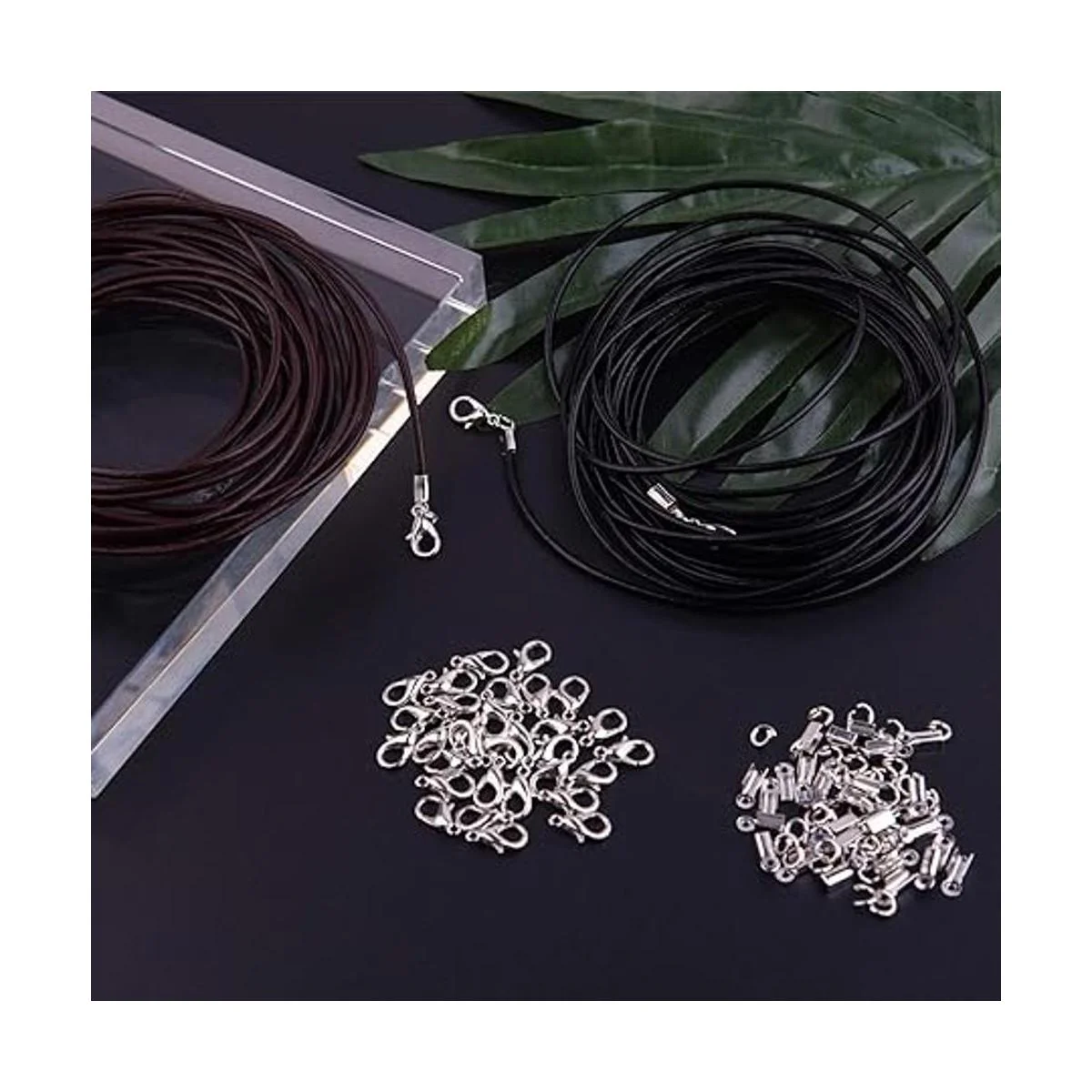 WXJ13 Cordón de piel auténtica 32.8 ft 0.079 in de_3