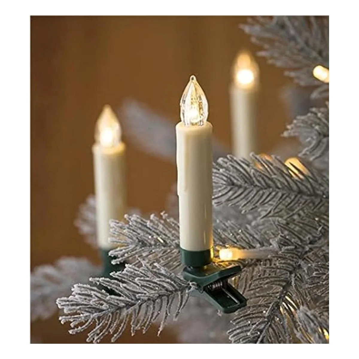 WYZworks Paquete de 10 velas LED sin llama de 3.5 pulgadas_3