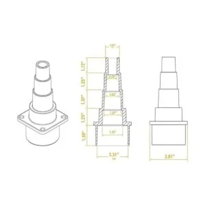 WORKSHOP WetDry Vacs Adaptador de vacío WS25007A de 212_3