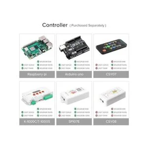 WS2812B Matriz de alambre puro WS2812B8x8_5