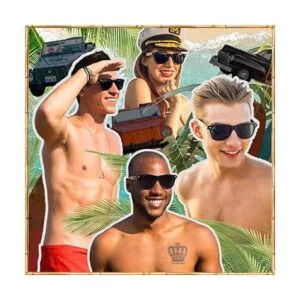 WOODIES Zebra Wood gafas de sol con lentes polarizadas_3