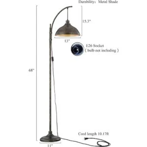 WOXXX Lámpara de pie industrial moderna lámpara de pie_2