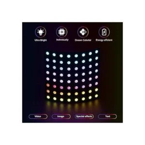 WS2812B Matriz de alambre puro WS2812B8x8_2