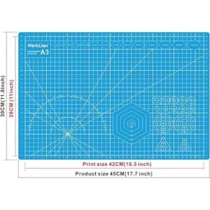 WORKLION Tapete de corte de PVC autocurativo de 12 x 18_2