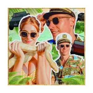 WOODIES Lentes de sol polarizados de madera de cebra con_4