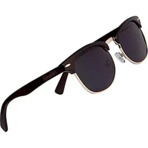 WOODIES Lentes de sol polarizados de madera de ébano de_1