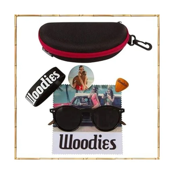 WOODIES Lentes de sol polarizados de madera estilo Foster_3