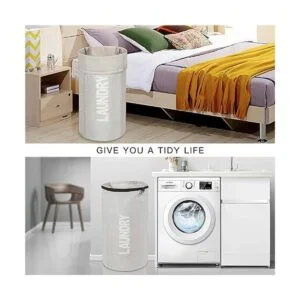 WOWLIVE Bolsa de lavandería plegable extragrande cesta de