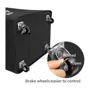 WOWLIVE Cesto grande plegable para la ropa sucia con_6