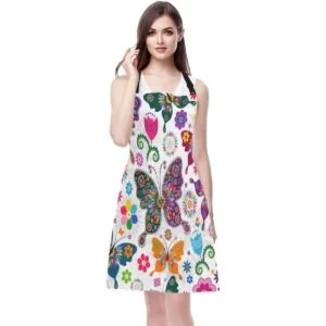 WONDERTIFY Delantal de corazón corazón rosa sobre el