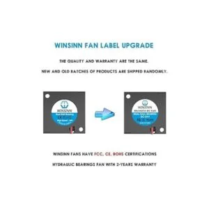 WINSINN Ventilador de ventilador de 1.181 in 24 V 3010_3