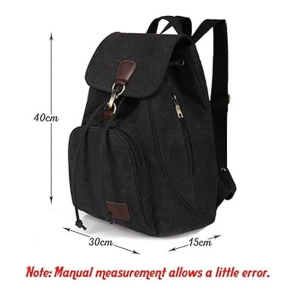 WITERY Mochila de lona para mujer mochila escolar para