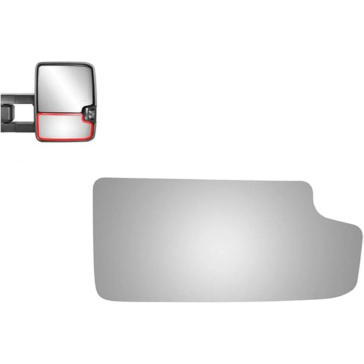 WLLW Espejo de cristal apto para Chevy GMC CK Pickup_1