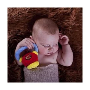 WOD Toys Tetera de peluche para bebé con sonajero