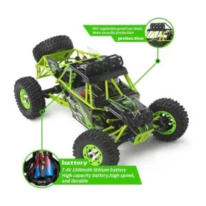 WLtoys RC Cars escala 112 2.4G 4WD eléctrico de alta_4