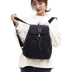 WITERY Mochila de lona para mujer mochila escolar para
